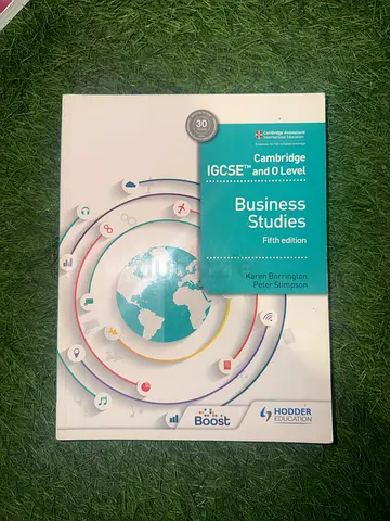 Cambridge IGCSE & O Level Business Studies textbook (Hodder) - used