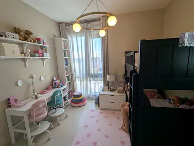 Dubai Hills Maple 4bed full house curtains and sheers together with roles and tracks.