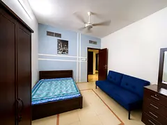 MASTER ROOM WITH BALCONY MONTHLY 1600 AED RENT WITH Wi-Fi