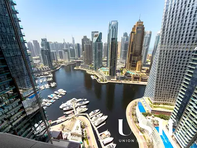 Fully Furnished 3BR + Maid | Full Marina View | Vacant