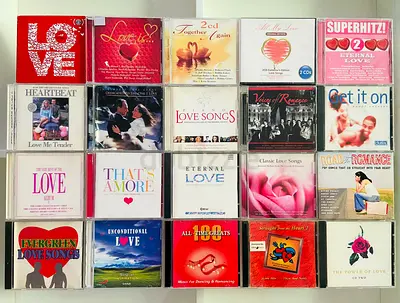 20 Romantic / Love Music CD’s