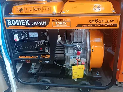 Romex RM6GFLEW Air-Cooled Welding Machine- 6kw  Portable, 50Hz
