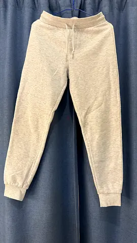 Light grey women's Primark fleece joggers - size: UK:6/8 EUR:34/36, good condition