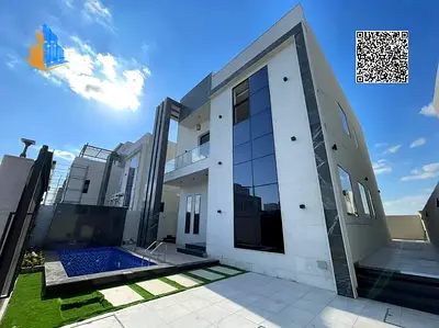 Luxury villa for sale in Ajman | 4 master bedrooms | Private pool | Ready to move in