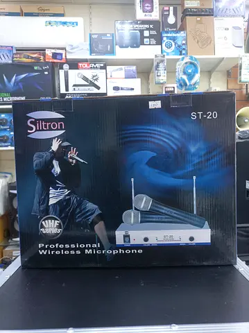 Siltron ST-20 Professional Wireless Microphone Set (UHF) - New in Box