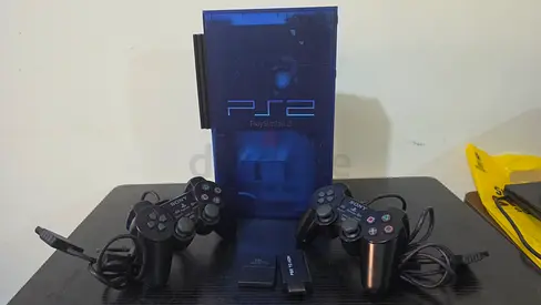PlayStation 2 Fat Special Edition Ocean Blue with 500 gb