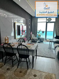 Luxury Fully Furnished 1BHK with Direct Sea View | The Residences, Ajman Corniche