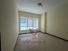 Largest 2BR with large terrace, free park, month & gym, master bedrooms for rent in Al Qasimia.