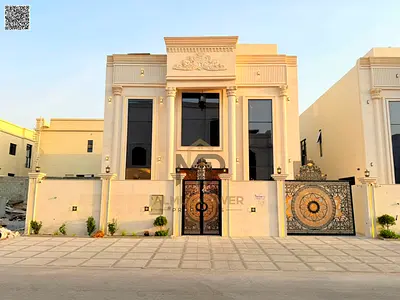 Villa for sale | ajman| al helio2 area | 5 master rooms, majlis, 2 halls, roof | freehold | 0 registration fees | negotiable price.