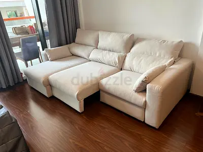 Ikea Eskilstuna L shape sofa bed with storage