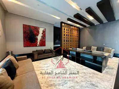 تكييف +باركن مجاني | شقه مفروشه بالكامل | بلكونه + اطلاله مفتوحه