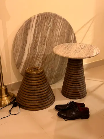 Coffee tables matching set - marble / stone