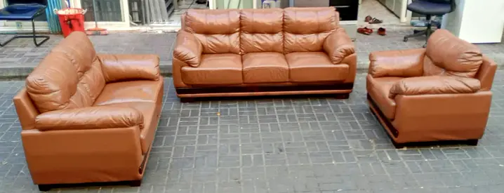 Sofa Leather 6 Seater