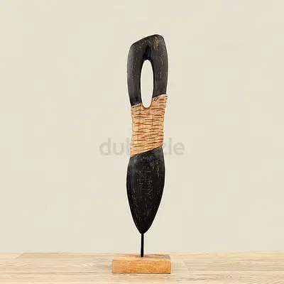 Handcrafted African Style Wooden Sculpture