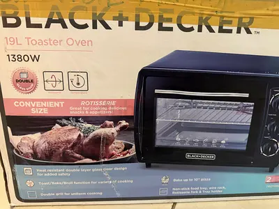 19L Black + Decker Toaster Oven