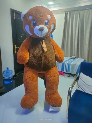 GIANT (over 5’5-5’6) Brown Plush Teddy Bear -Brand New Condition