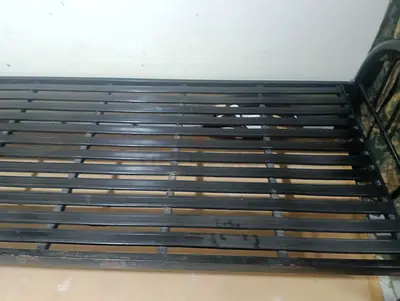 Sturdy Black Metal Single Bed Frame