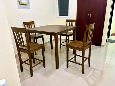 4 seater dining wooden table for sale