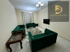 For monthly rent: one bedroom, living room, two bathrooms, and balcony in Al Taawun, Sharjah