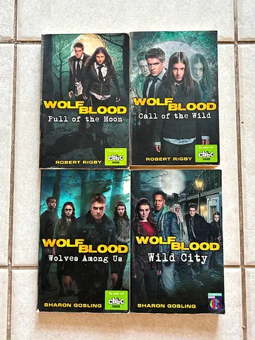 Wolfblood book set — Pull of the Moon / Call of the Wild / Wolves Among Us / Wild City (paperback)