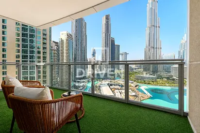 Full Burj Khalifa and Fountain View | Furnished