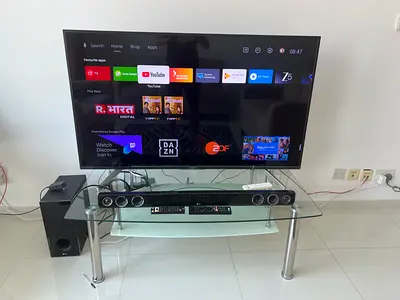 Samsung 55" Smart LED TV with Soundbar and Subwoofer - Good Condition