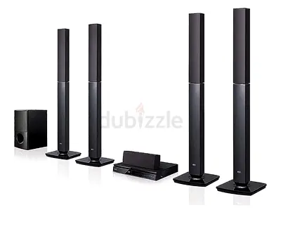 LG 5.1 Home Theater System with Subwoofer and Tall Satellite Speakers - perfect Condition.