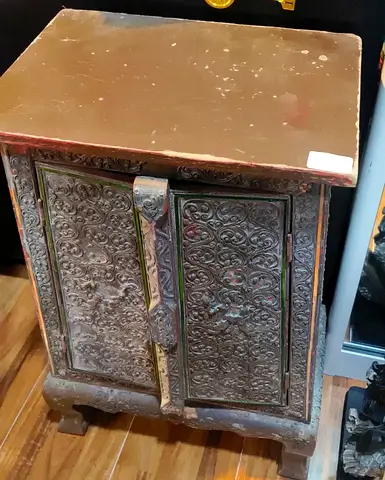 Antique wooden cabinet-64cm height,42cm length