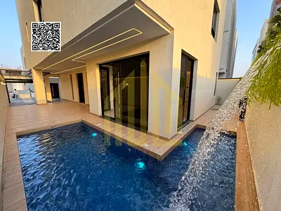 Villa for sale directly from the owner – with a swimming pool – 3 floors – at a special price including air conditioning, electricity, and water – fre