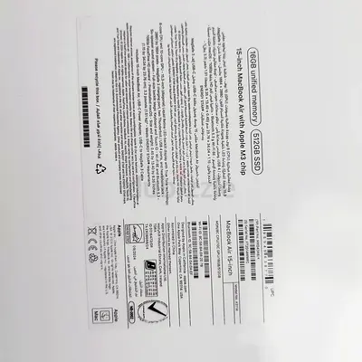 Apple  15 inch MacBook air, M4 chip, 16gb ram, 512gb memory