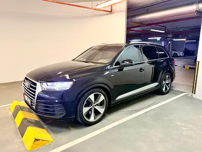 Audi Q7 2016 45 TFSI quattro S line | GCC Specs | Under Warranty | Service Contract | Zero Accidents