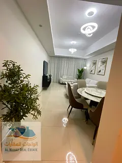 🔥 **Furnished room and living room for monthly rent, first occupant VIP – Gulf Tower | Ajman**