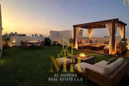Villas in Al Muwaihat 1, with all electricity, water and air conditioning fees included, on the main street, ready to move in, with a special discount