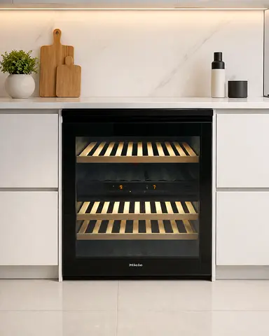 Miele Built-in Miele Wine Cooler - Undercounter Wine Fridge (Black)