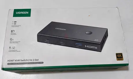 UGreen HDMI KVM Switch 2 in 1 Out