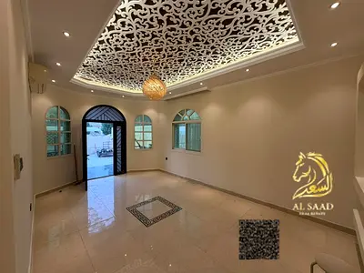 A villa consisting of five rooms, a majlis (formal sitting room), a living room, built-in wardrobes