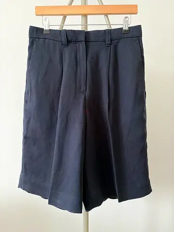 COS Navy Blue Chino Shorts
