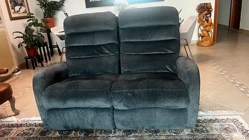 Original La-Z-boy 2 person Convertible (recliner) couch Grey color
