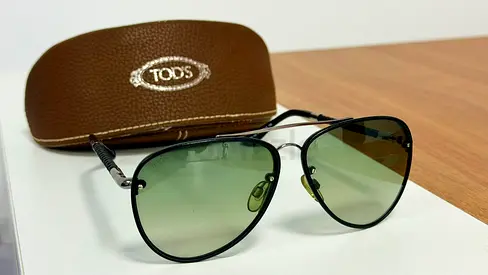 Tod's Aviator Sunglasses with Case