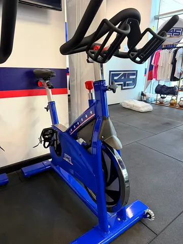 Commercial Indoor Spin Bike - Heavy Duty Studio Cycle (Blue)