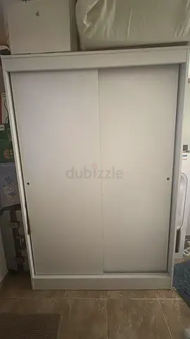 White Sliding Door Wardrobe - Excellent Condition