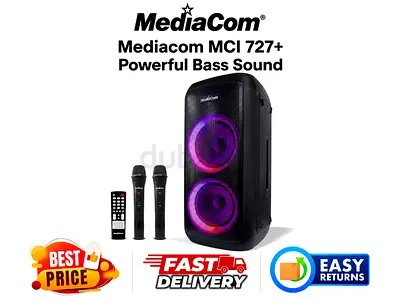 Mediacom MCI 727+ Battery Powered Powerful Bass Sound - Like New, FREE DELIVERY across UAE