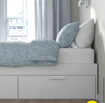 Ikea king bed 180x200 + pocket spring mattress. Good as NEW