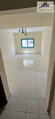 For rent in Abu Shagara – an excellent opportunity: 2 bedrooms, a living room, and 2 bathrooms for just 36,000. Payable in 6 installments; security de