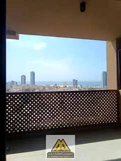 3 Bedroom Apartment for Annual Rent in Al Liwara 1 Ajman Direct sea view and very spacious layout 