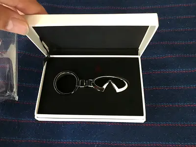 Official Infiniti Logo Silver Metal Keychain