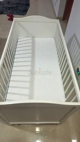 Ikea white bed