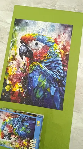 FUN 1000 Piece Jigsaw Puzzle Colorful Parrot
