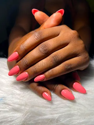 Hard gel,Acrylic nails. Over lay builder ,Builder, foot spa and all other services of manicure and p