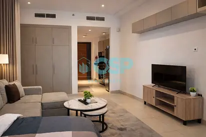 Furnished Studio | Al Waleed Garden 2 | Skyline View | Balcony Access